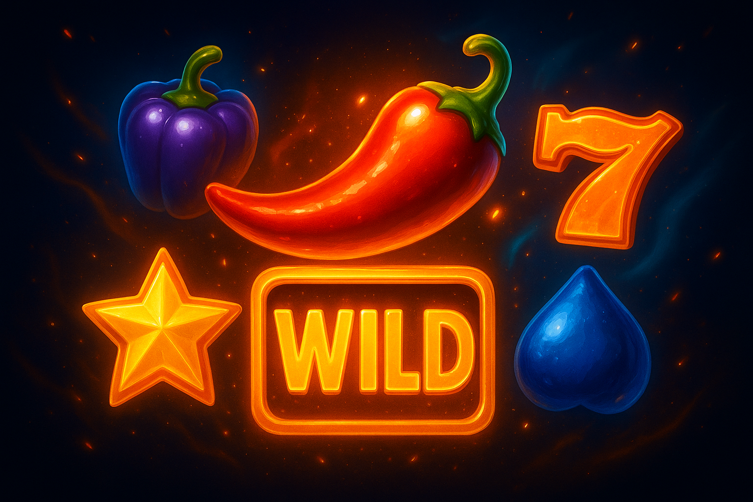 Chili Poppers slot game at EmberBet Casino